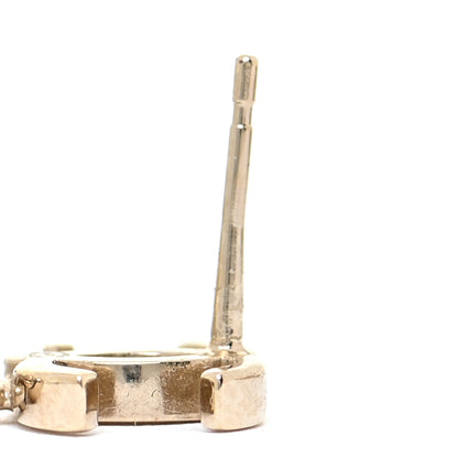 Chanel Metal CC Bead Drop Earrings Gold 5 of 8