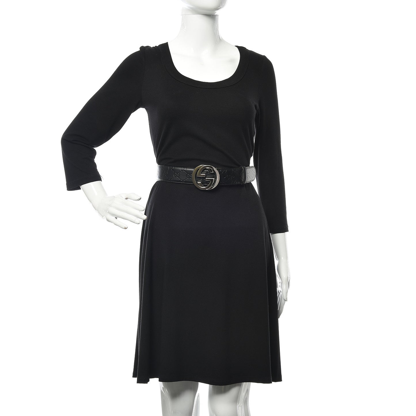 Guccissima Signature Interlocking G 40mm Belt 100 40 Black