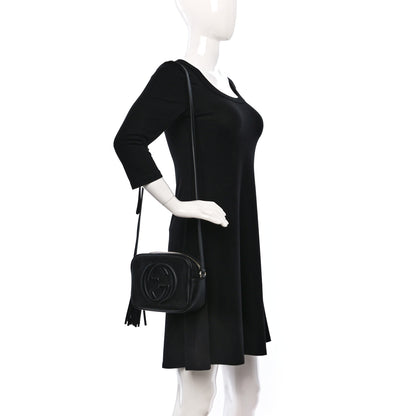 Gucci Pebbled Calfskin Small Soho Disco Bag Black 2 of 9