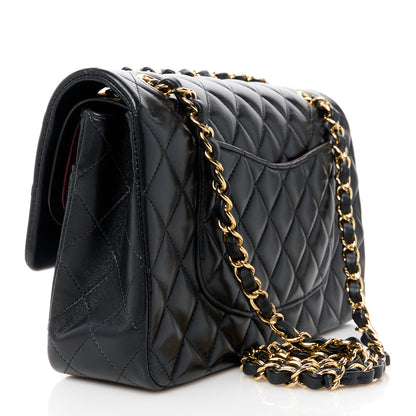 Chanel Lambskin Quilted Medium Double Flap Black 4 of 13
