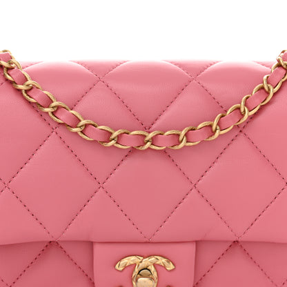 Chanel Lambskin Quilted CC Small Dynasty Flap Pink 8 of 12