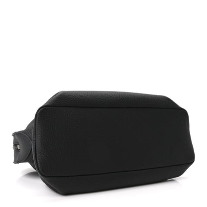 The Row Matte Grained Calfskin Agnes Bag Black 4 of 9
