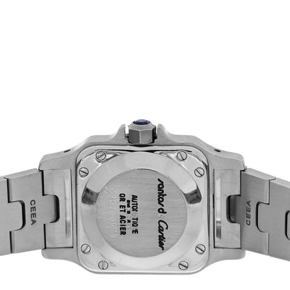 Cartier Stainless Steel 18K Yellow Gold 24mm Santos De Cartier Galbee Automatic Watch 4 of 4