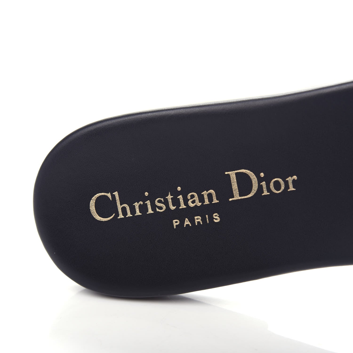 Christian Dior Canvas Embroidered Dway Mules Slide Sandals 38 Deep Blue 8 of 10