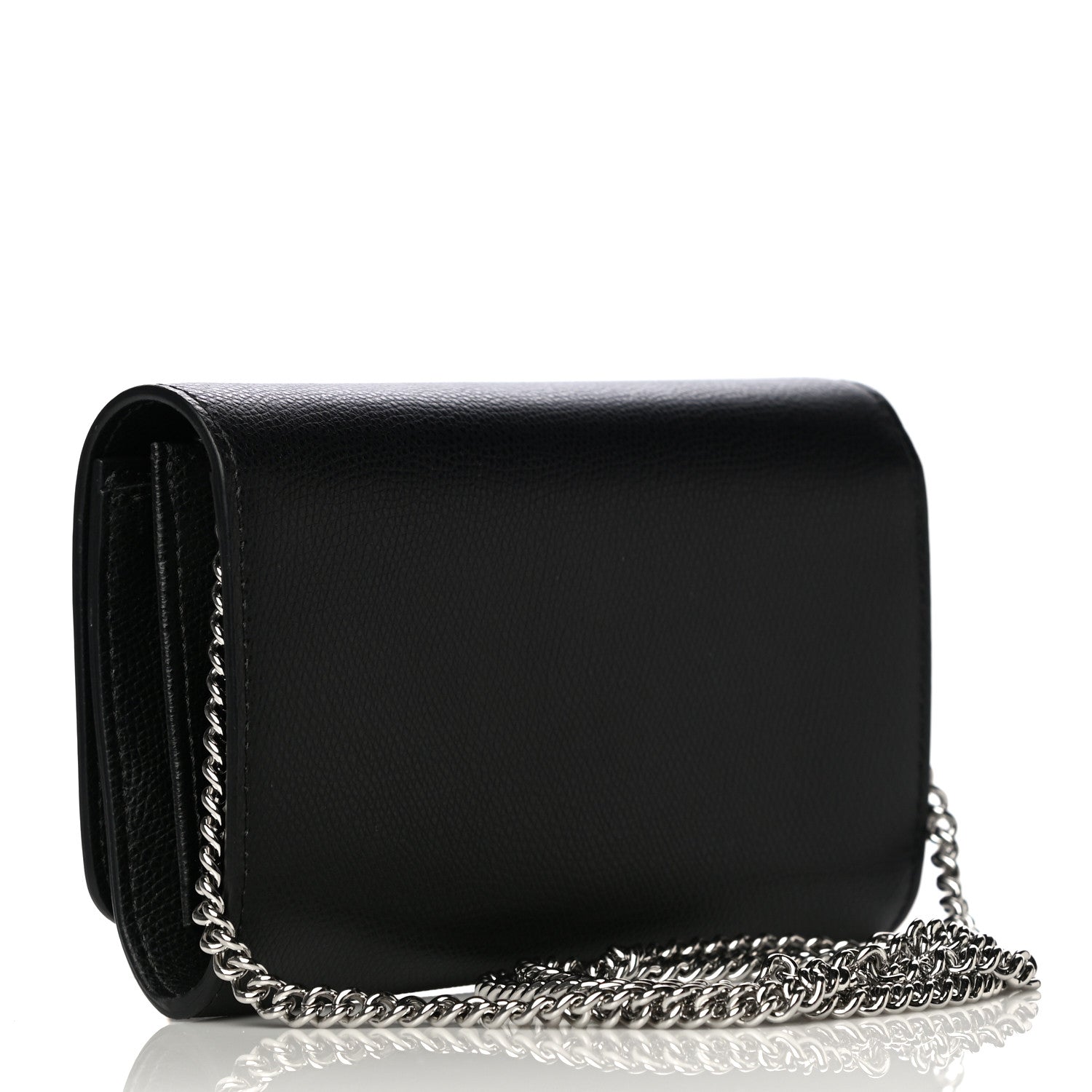 Fendi Vitello Cruise F is Fendi Wallet on Chain Black 3 of 11