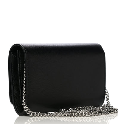 Fendi Vitello Cruise F is Fendi Wallet on Chain Black 3 of 11