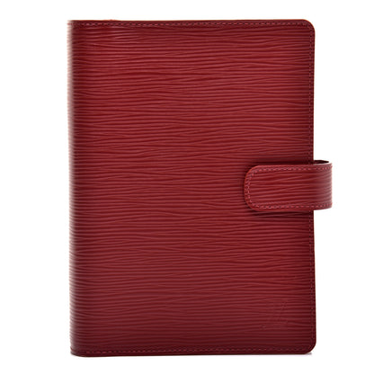 Louis Vuitton Epi Medium Ring Agenda Cover Rubis 1 of 6