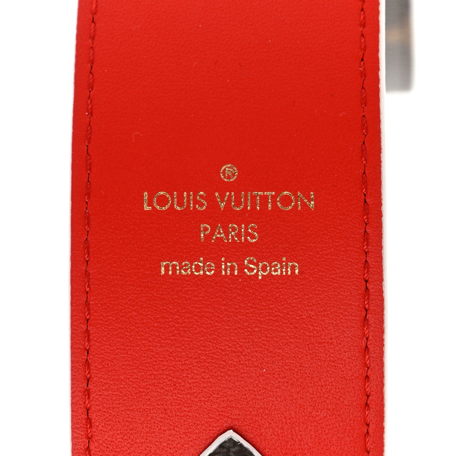 Louis Vuitton Monogram Bandouliere Shoulder Strap Red 4 of 6