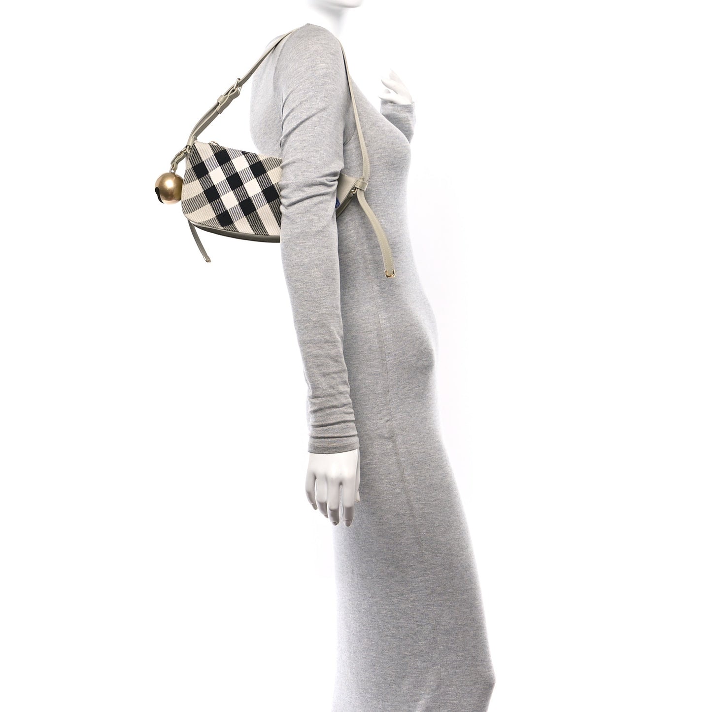 Jacquard Check Mini Shield Bag Lichen