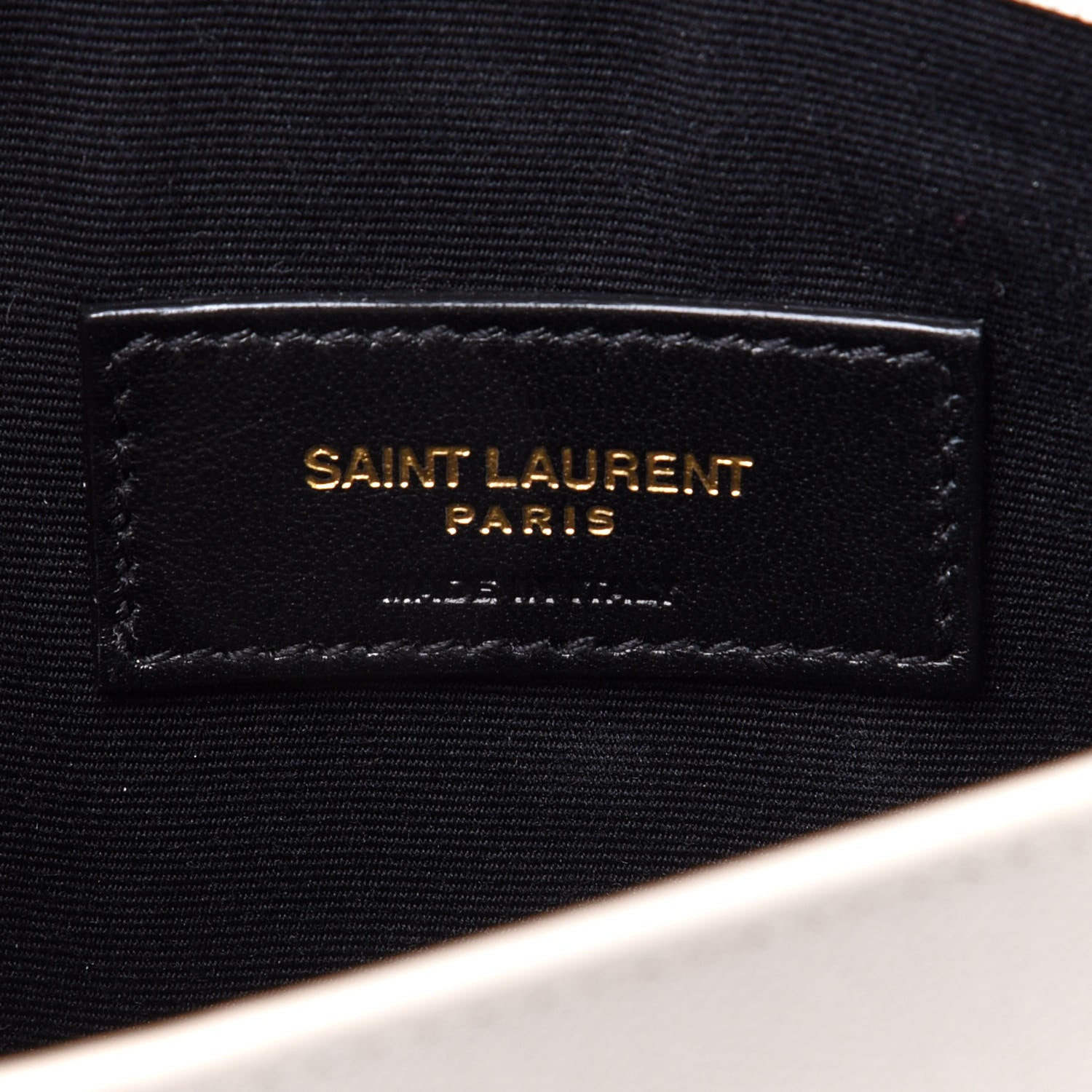 Saint Laurent Grain De Poudre Uptown Pouch Crema Soft 6 of 9