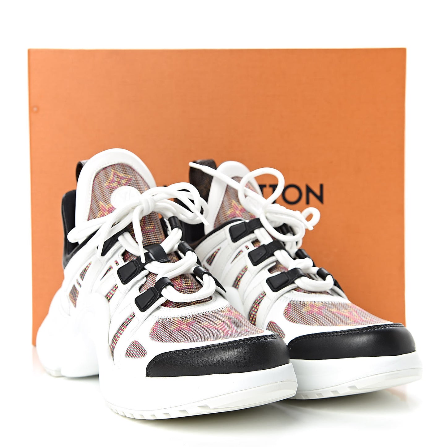 Calfskin Nylon LV Pop Archlight Sneaker 39.5 Rose