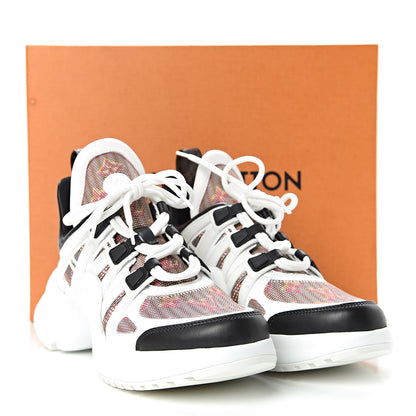 Louis Vuitton Calfskin Nylon LV Pop Archlight Sneaker 39.5 Rose 11 of 11