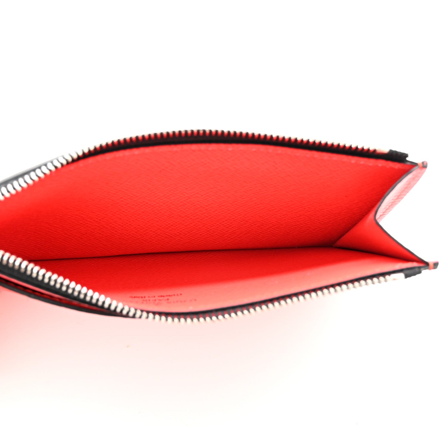 Louis Vuitton Taigarama Coin Card Holder Fire Red 5 of 7