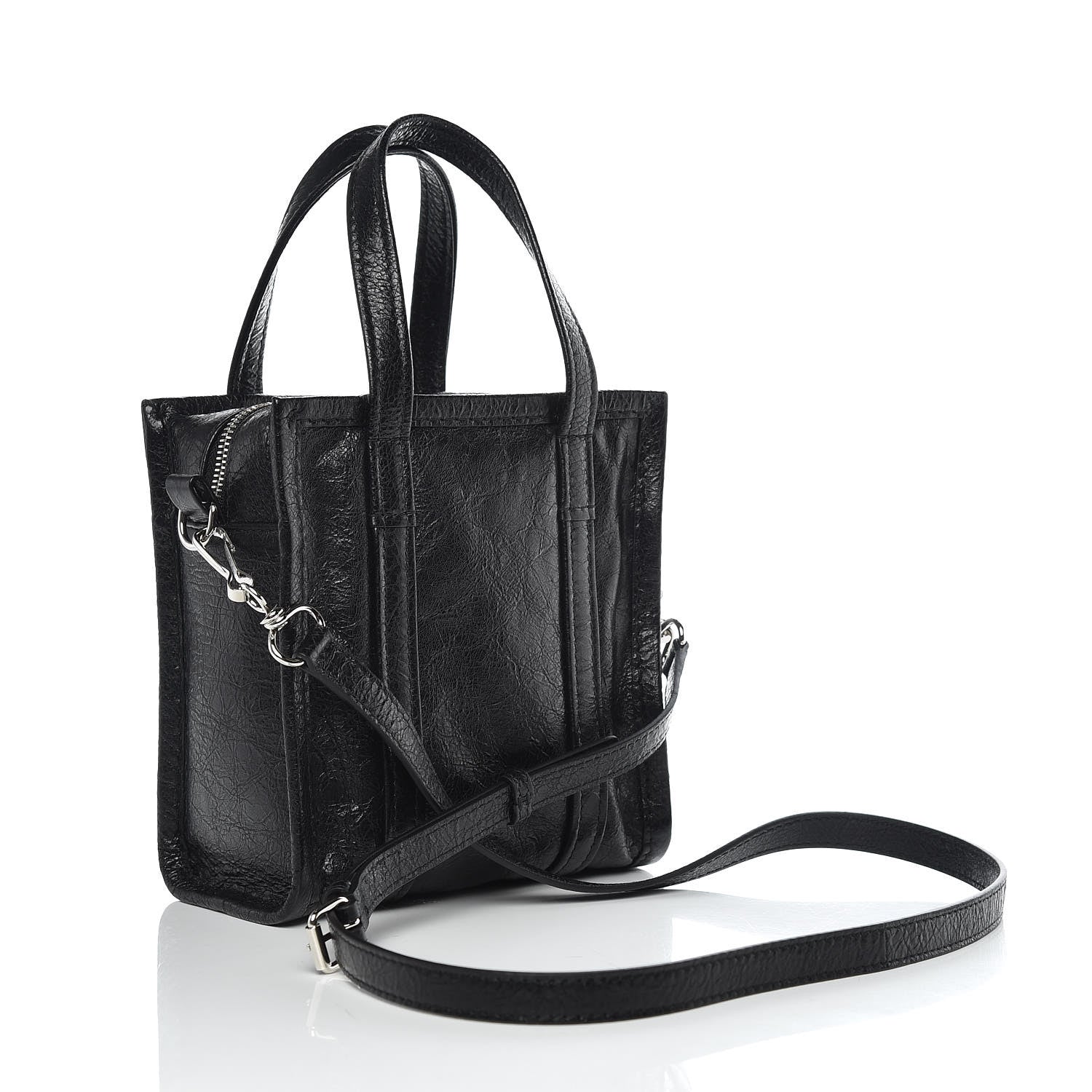 Balenciaga Agneau XXS Bazar Shopper Tote Black 3 of 9