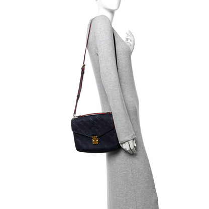 Louis Vuitton Empreinte Pochette Metis Marine Rouge 2 of 17