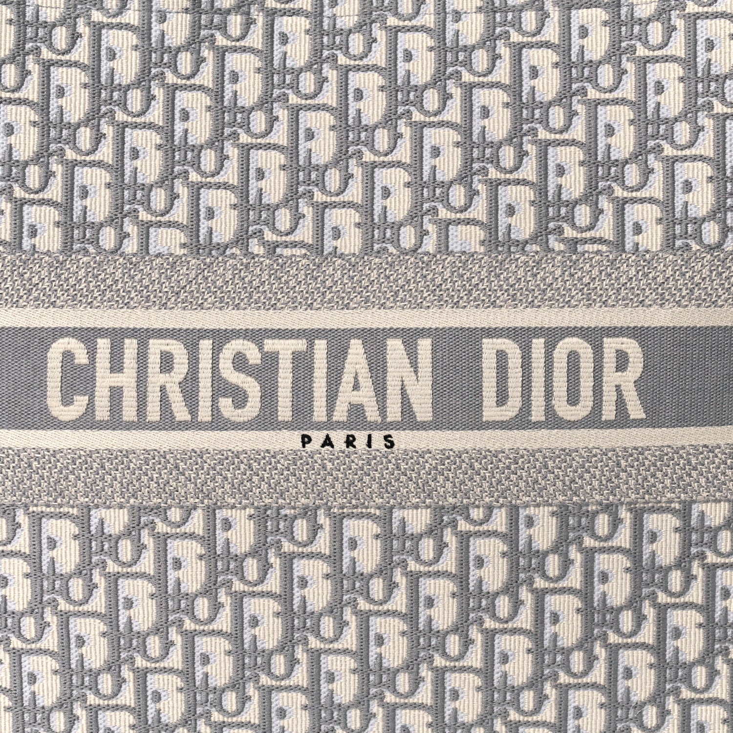 Christian Dior Oblique Large Book Tote Grey 8 of 12