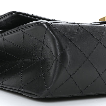 Chanel Aged Calfskin Quilted 2.55 Reissue 226 Flap Black 8 of 9