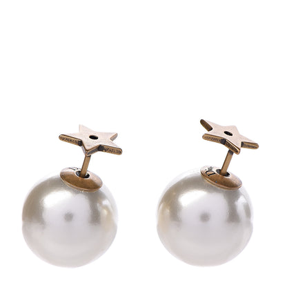 Christian Dior Pearl Star Mise En Dior Tribal Earrings 1 of 4