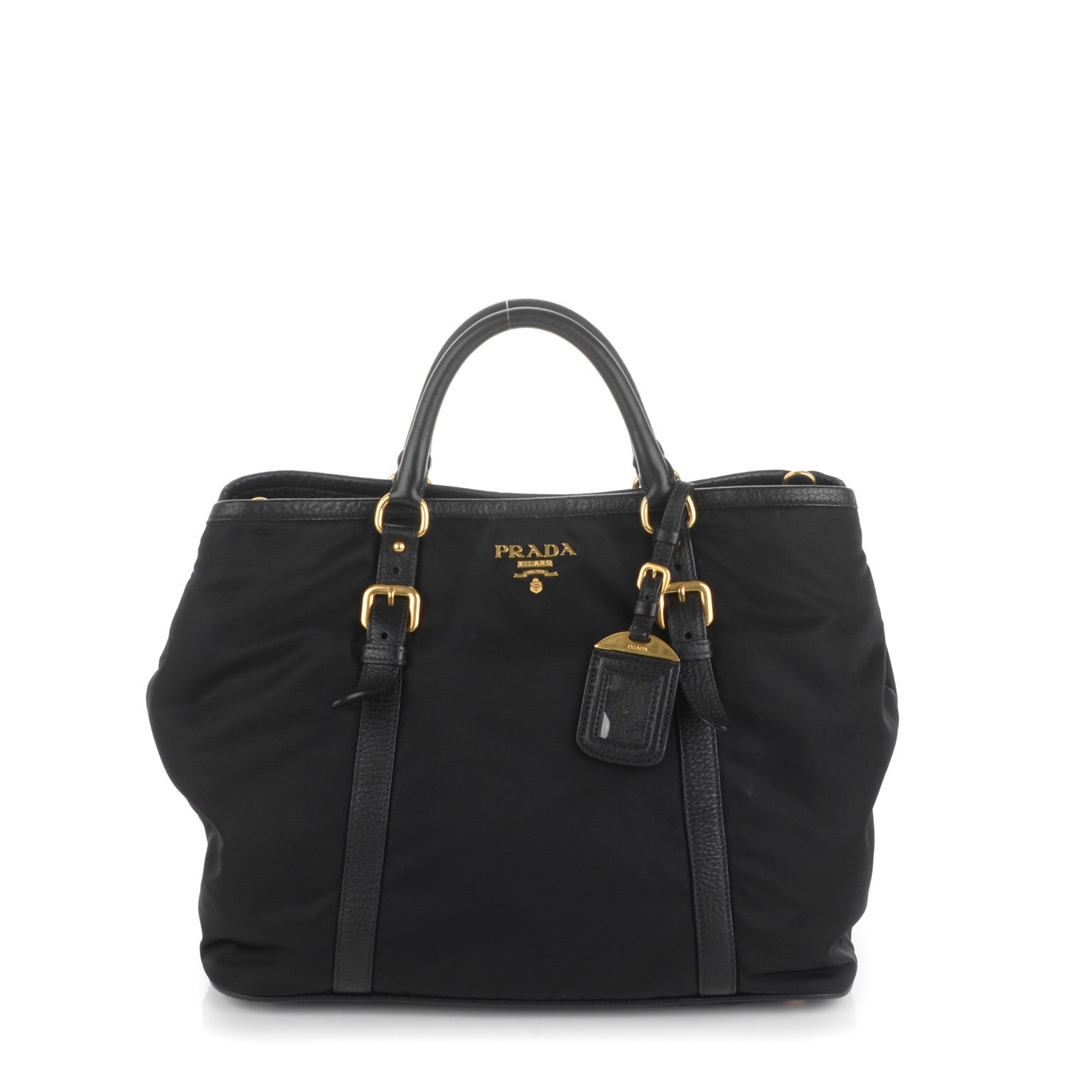 Prada Tessuto Nylon Tote Nero Black 1 of 9