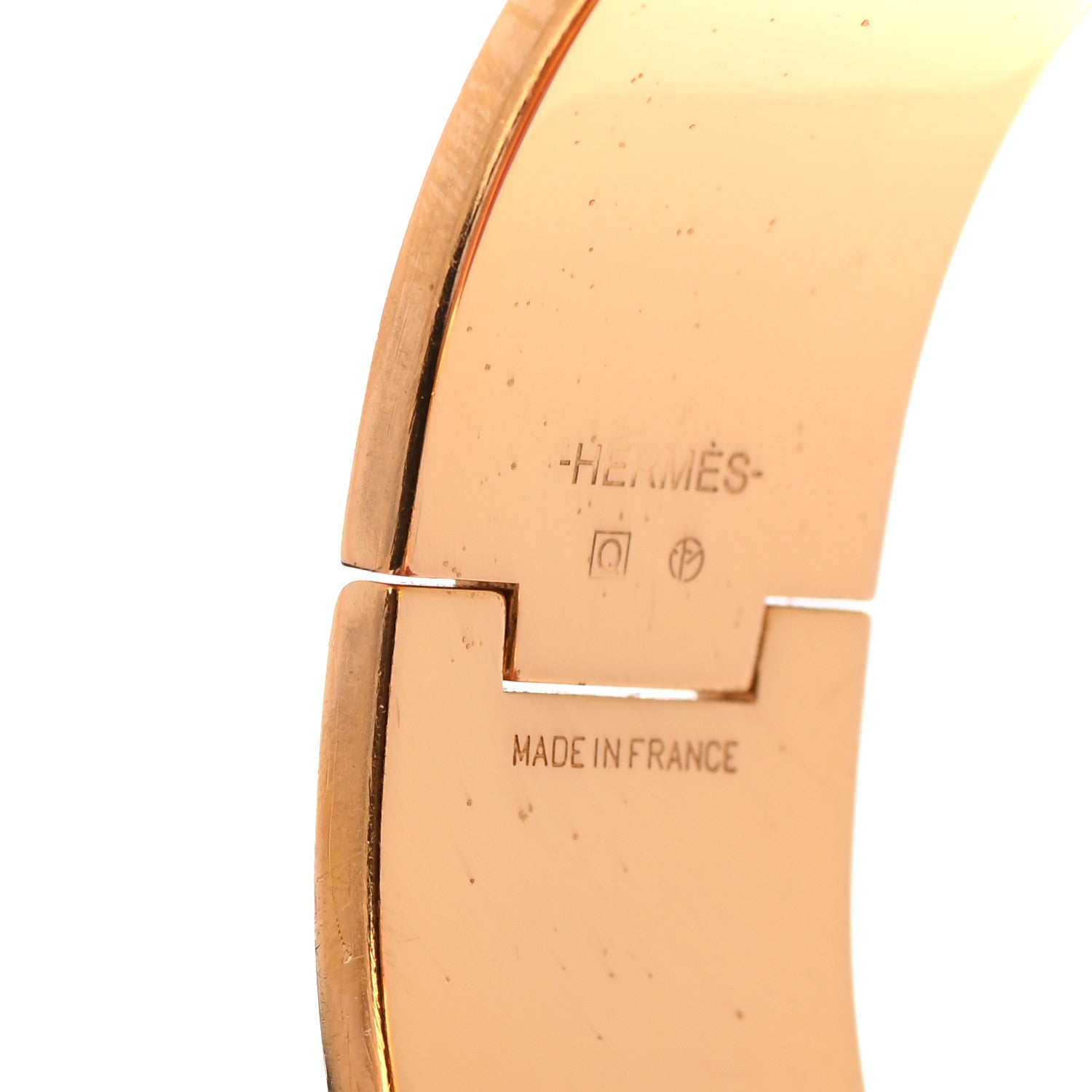 Hermes Enamel Wide Clic Clac H Bracelet PM Red 4 of 4