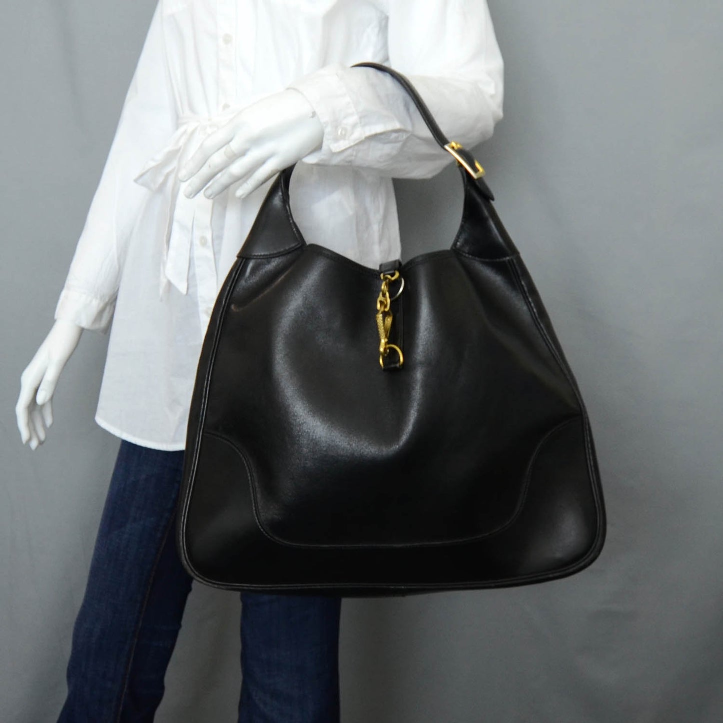 Box Leather Trim II 38 Black