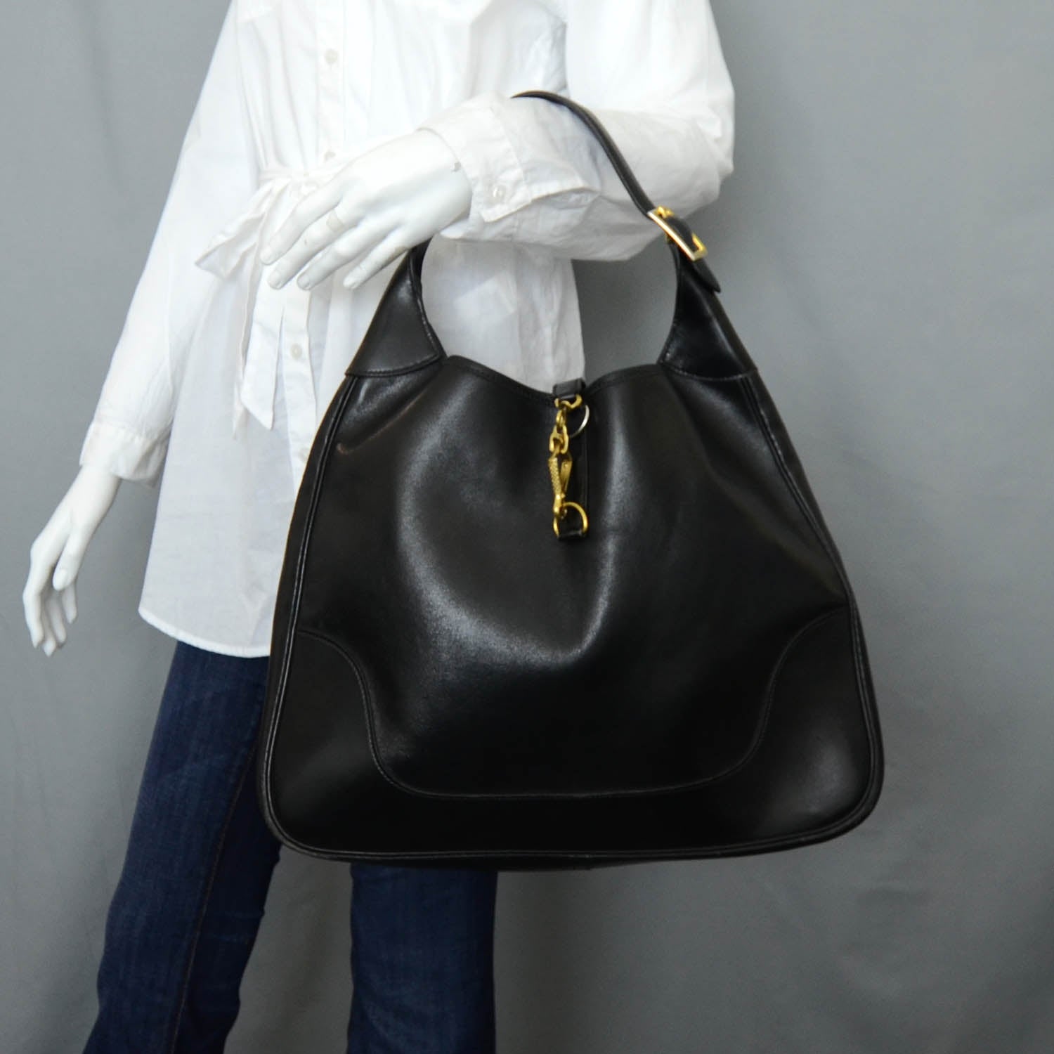 Hermes Box Leather Trim II 38 Black 2 of 9