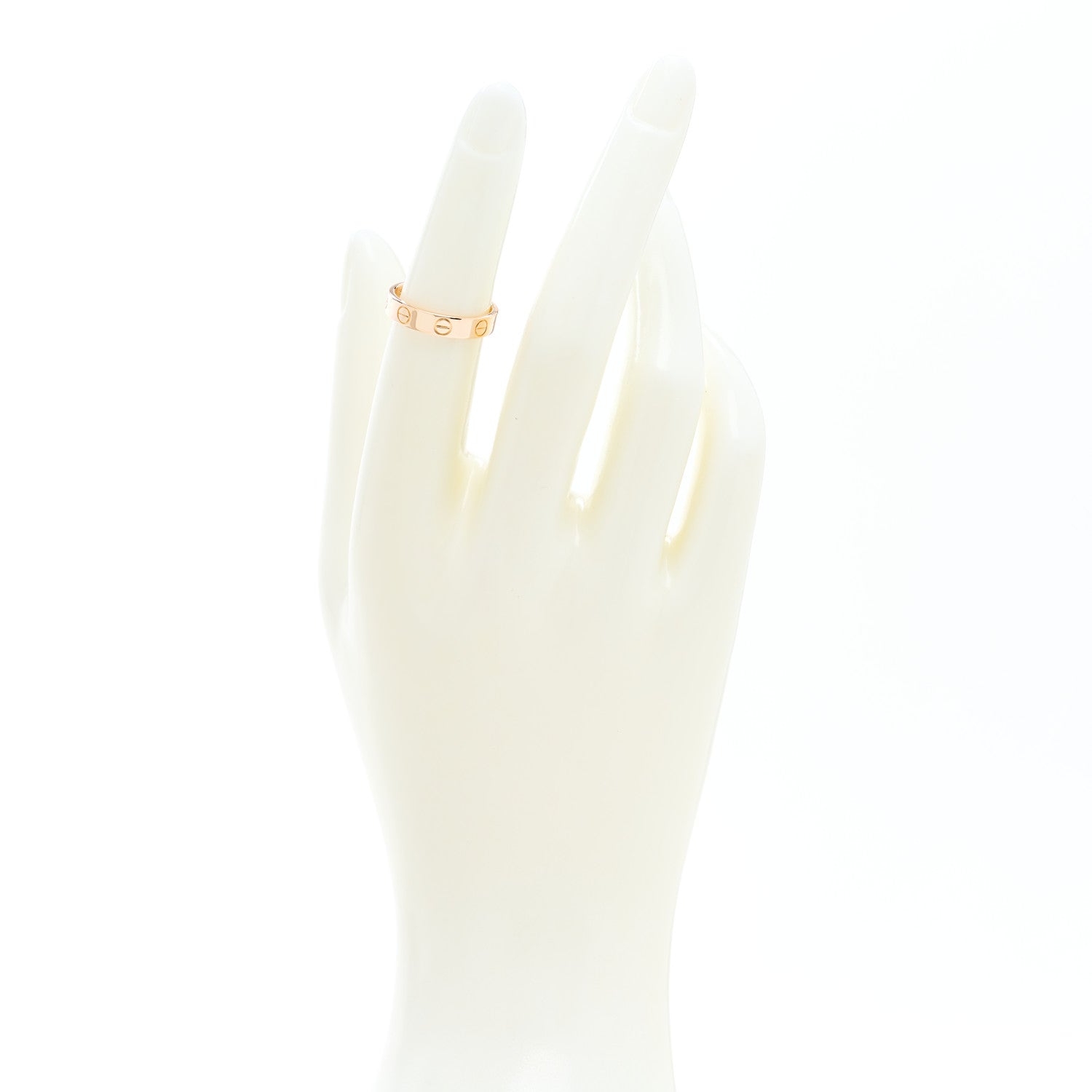 Cartier 18K Pink Gold 3.5mm LOVE Wedding Band Ring 49 5 2 of 4