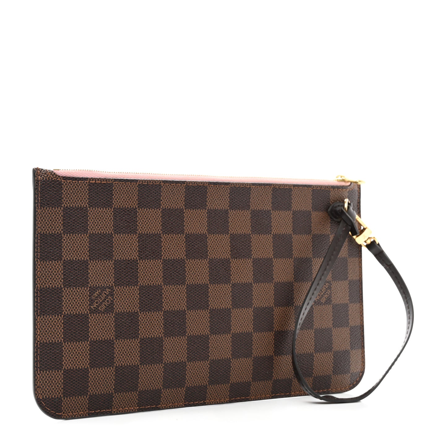 Damier Ebene Neverfull MM GM Pochette Rose Ballerine