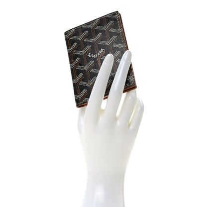 Goyard Goyardine Saint Marc Folding Card Case Black Gold 2 of 8