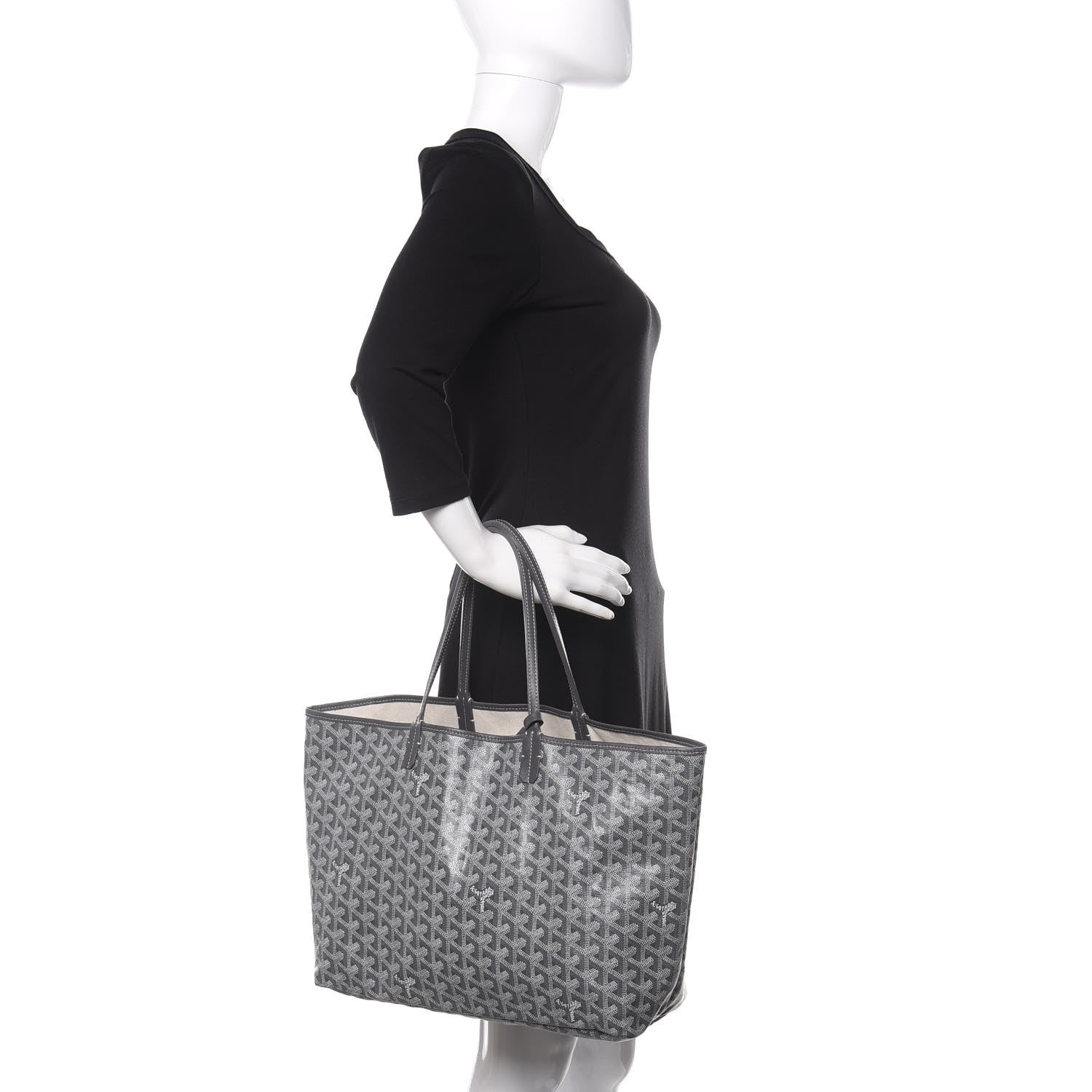 Goyard Goyardine Saint Louis PM Grey 2 of 11