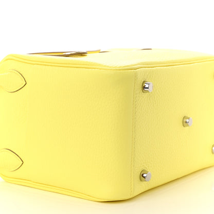 Hermes Taurillon Clemence Lindy 26 Limoncello 9 of 11