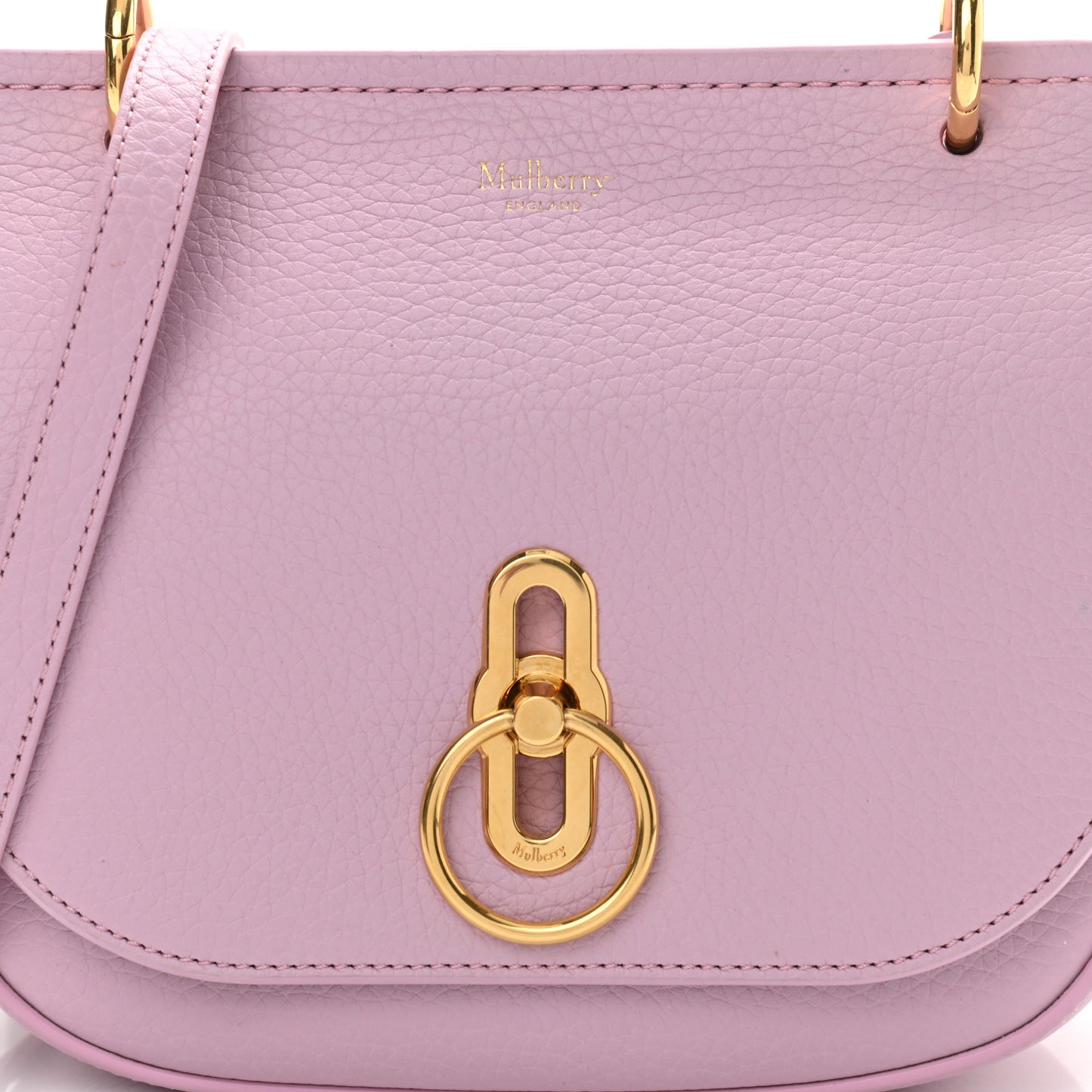 Small Classic Grain Small Amberley Satchel Lilac