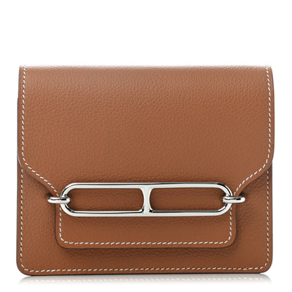 Hermes Evercolor Roulis Slim Wallet Gold 3 of 7