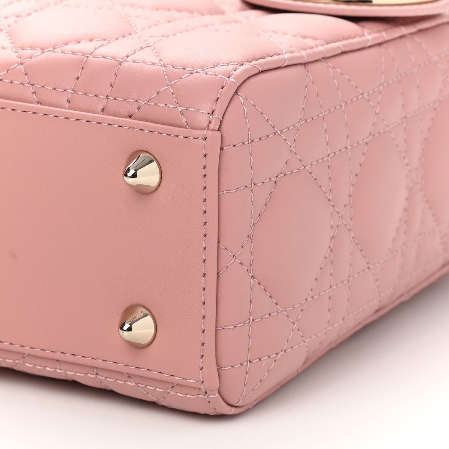 Lambskin Cannage Small My ABC Dior Lady Dior Blush