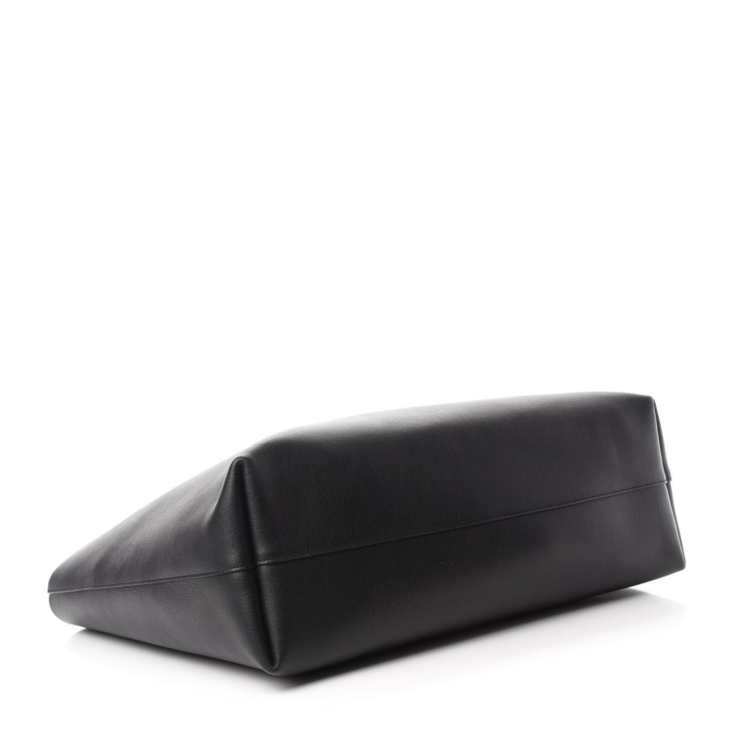 Calfskin Large Shopping Tote Black
