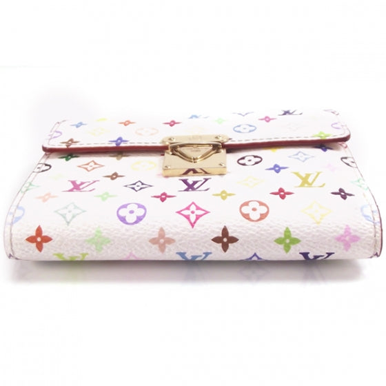 Monogram Multicolor Koala Wallet White