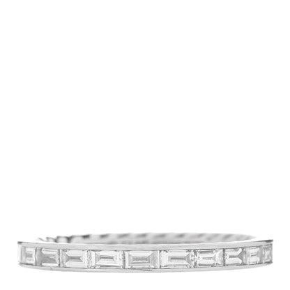 David Yurman Platinum Diamond Eden Baguette Wedding Band Ring 49 5 1 of 4