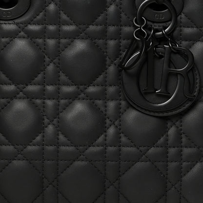 Christian Dior Ultra Matte Calfskin Cannage Small My ABCDior Lady Dior Black 8 of 12