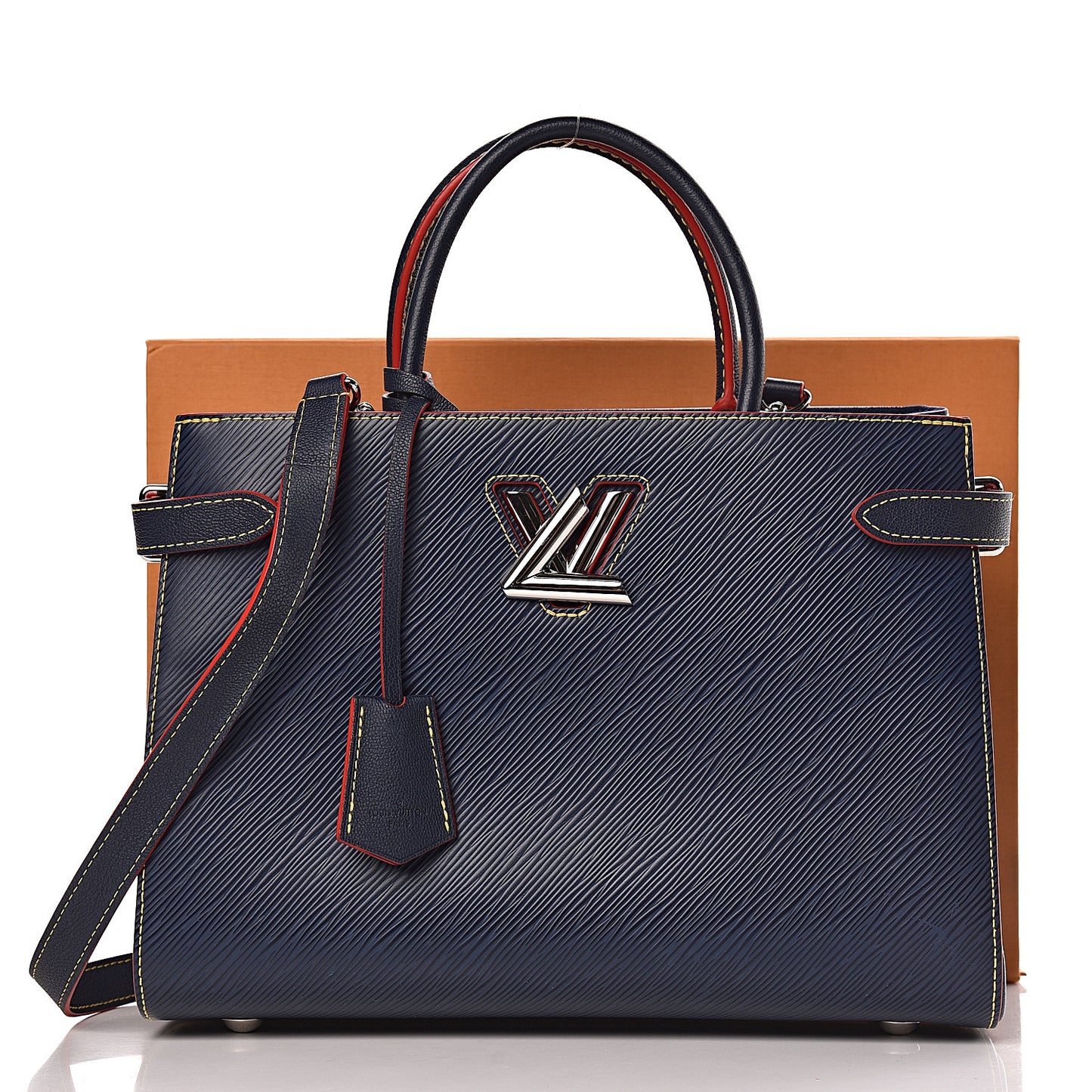 Epi Twist Tote Indigo