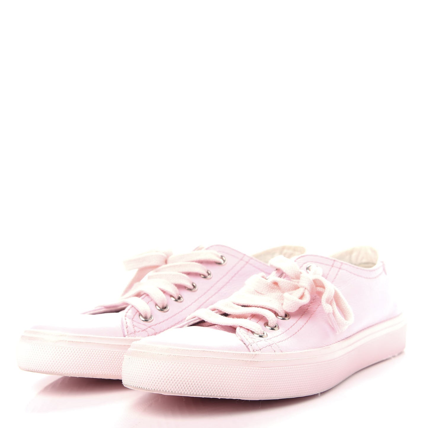 Calfskin Distressed Bedford Low Top Sneakers 36 Fanne Rose