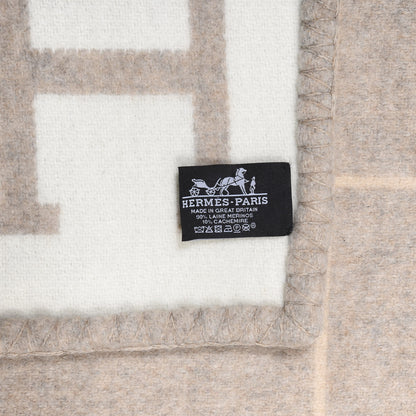 Hermes Wool Cashmere Avalon III Blanket Coco Camomille 2 of 3