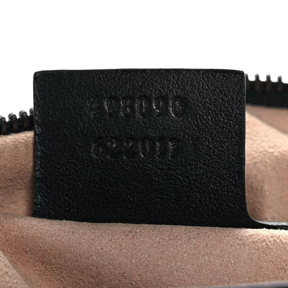 Gucci Calfskin Matelasse Large GG Marmont Shoulder Bag Black 7 of 9
