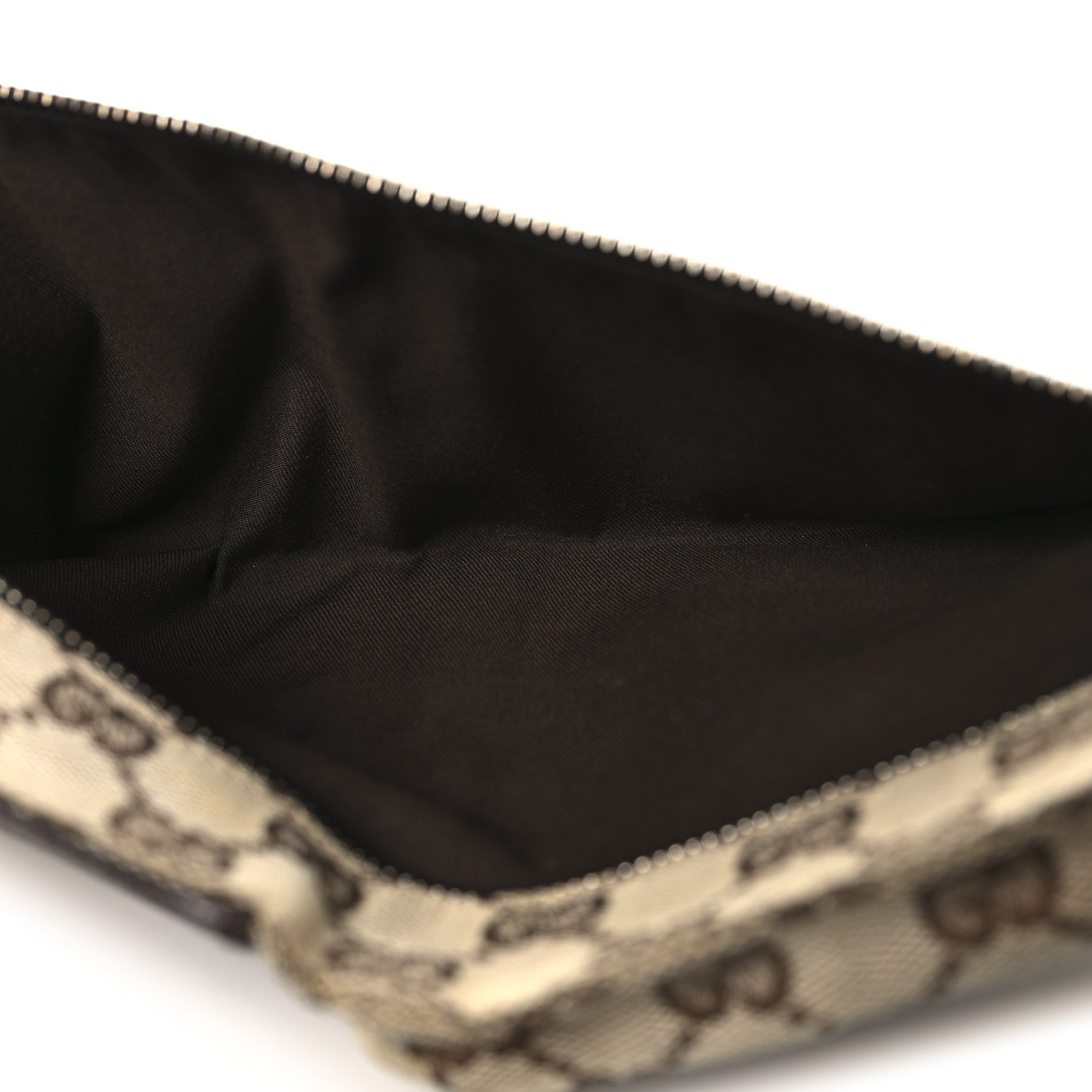 Gucci GG Monogram Double Pocket Belt Bag Dark Brown 5 of 11