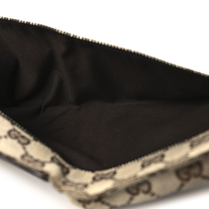 Gucci GG Monogram Double Pocket Belt Bag Dark Brown 5 of 11