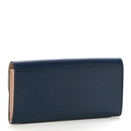 Louis Vuitton Epi Emilie Wallet Indigo 3 of 10