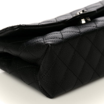 Chanel Grained Calfskin Quilted 2.55 Reissue Flap Belt Bag Clutch Black 9 of 10