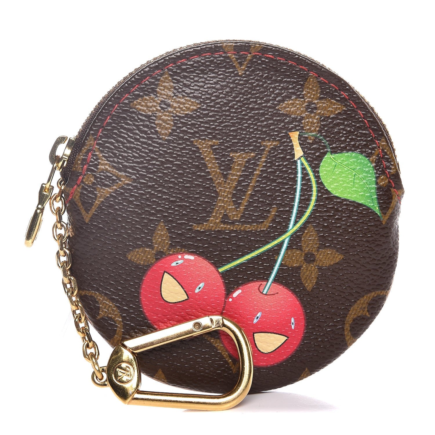 Louis Vuitton Monogram Cerises Round Coin Purse 1 of 7