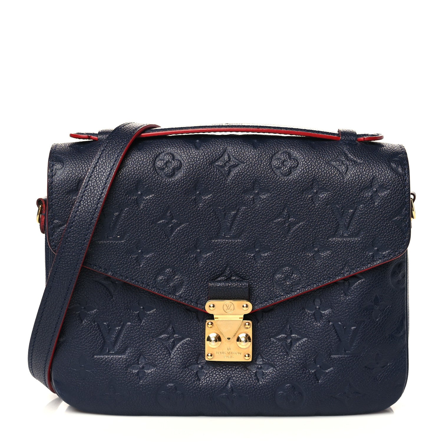 Louis Vuitton Empreinte Pochette Metis Marine Rouge 1 of 7