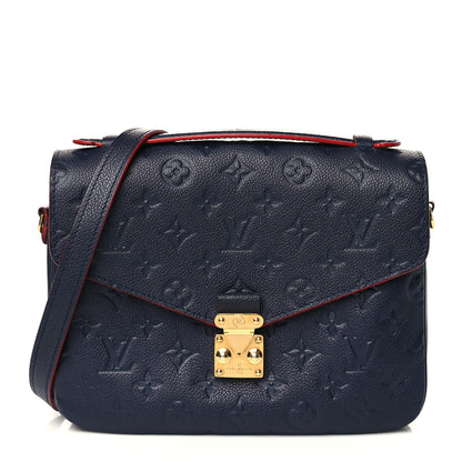 Louis Vuitton Empreinte Pochette Metis Marine Rouge 1 of 7