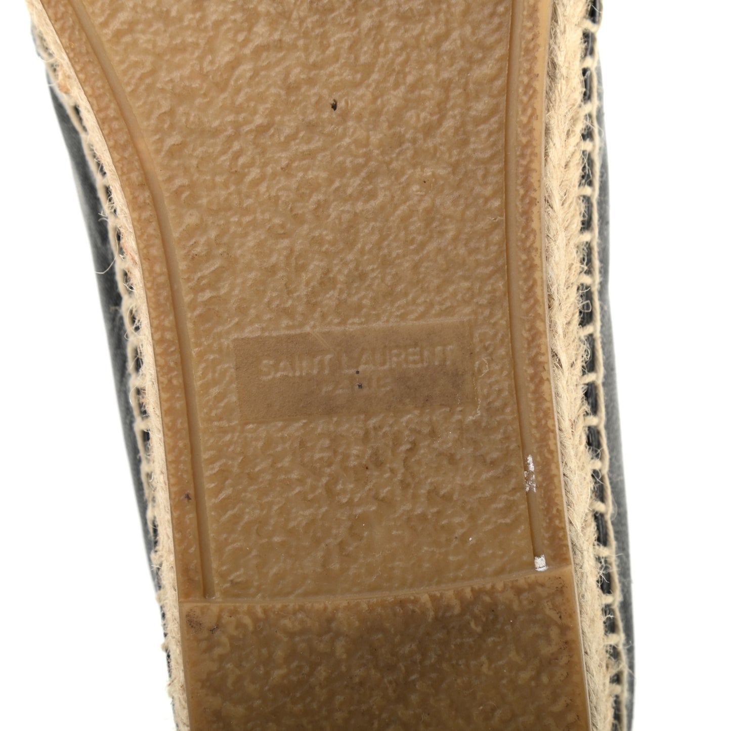 Lambskin Monogram Espadrilles 38 Black